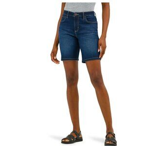 Lee Denim Women's Mid Rise Cuffed Bermuda Shorts Size 4 - Waist 27" NWT